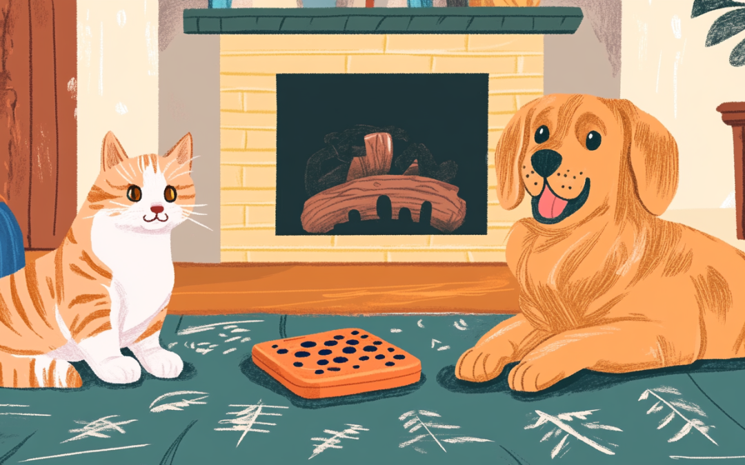 Giochi e Attività per Stimolare la Mente del Tuo Cane o Gatto Durante l’Inverno